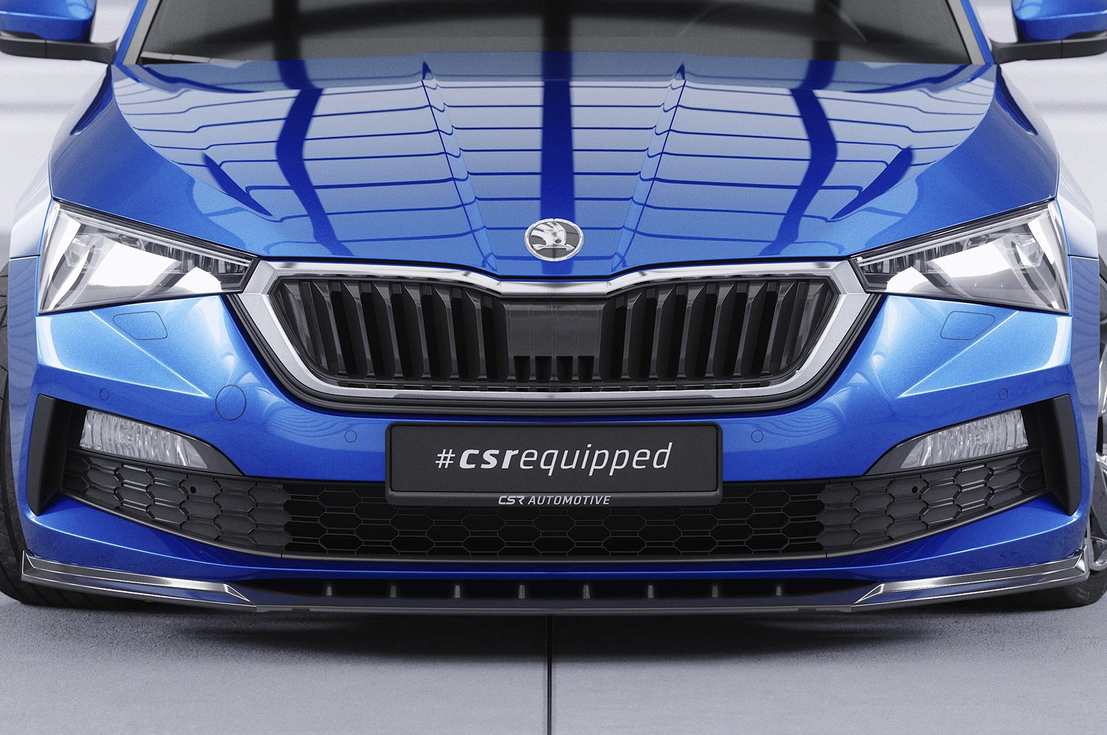 Voorspoiler Skoda Scala 2019-2023 – Glans Zwart