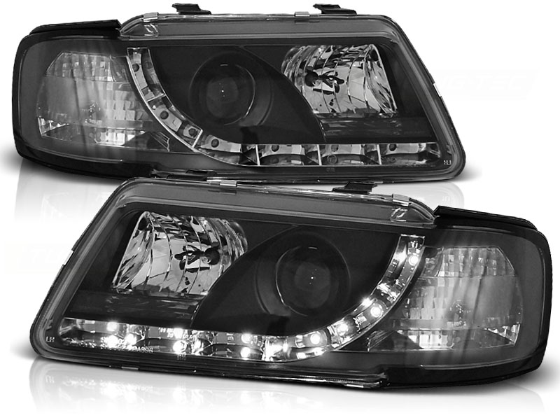 Faros Audi A3 8L LED Los ojos del Diablo Dayline negro