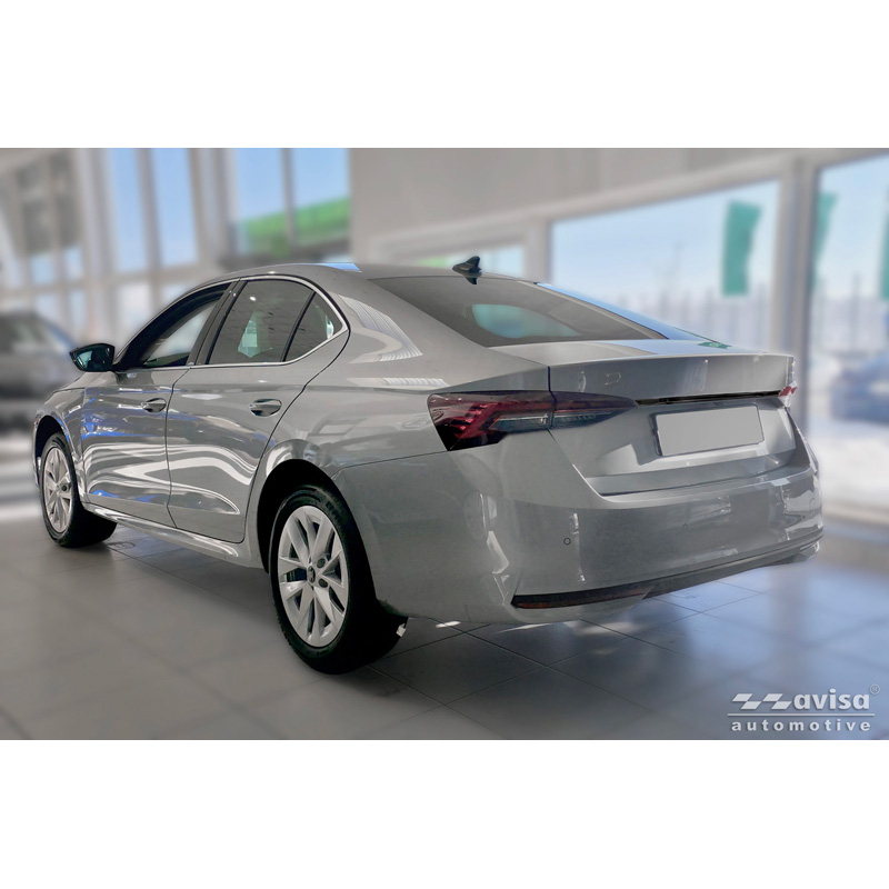 Avisa Zwart Chroom RVS Kofferbak Sierlijst  Skoda Octavia IV Liftback (NX3) 2019-2024 & Facelift 2024-