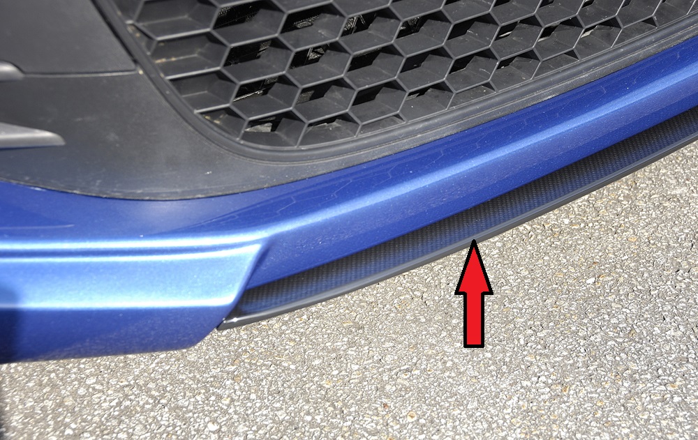 Spoilerzwaard VW Scirocco III Rieger Carbon