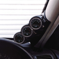 PillarMount autospecifiek 3 instr. rechts Carbon