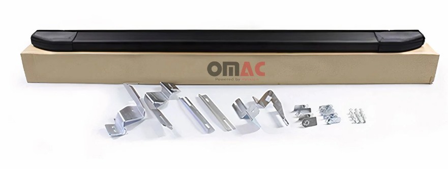 Treeplanken voor Mercedes Vito Viano W639 03-14 aluminium zwart