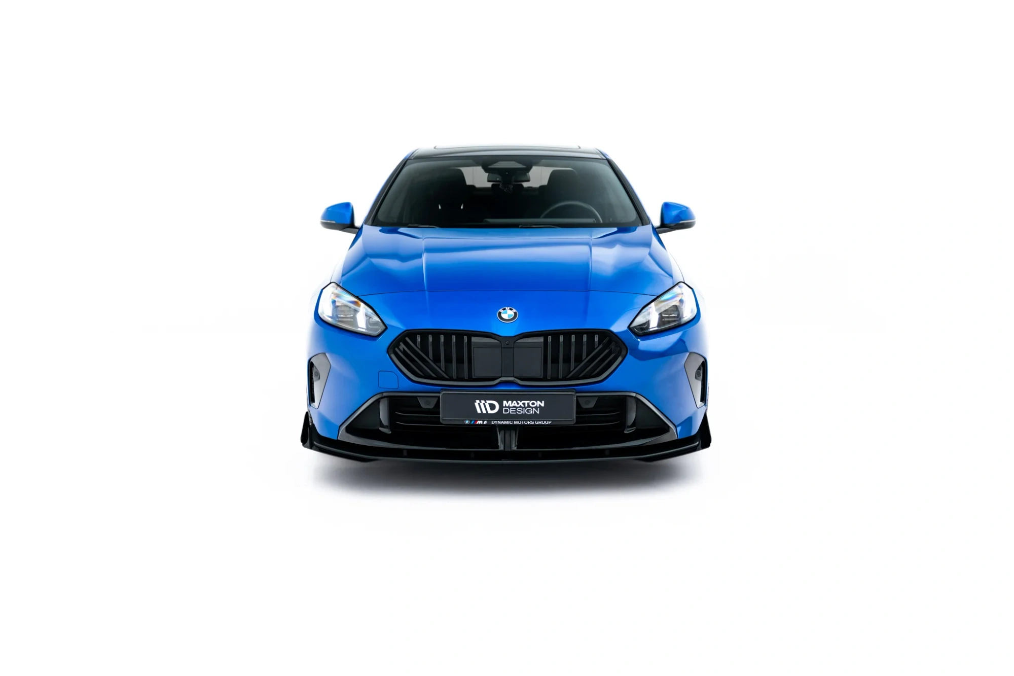 Street Pro Voorspoiler + Flaps BMW 1 M-Pack F70 / BMW 2M-PACK F74 Maxton Glanzend zwart