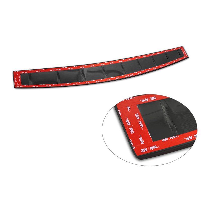 Zwart RVS Achterbumperprotector  Volkswagen Passat Variant (CJ5) 2023- 'Ribs'