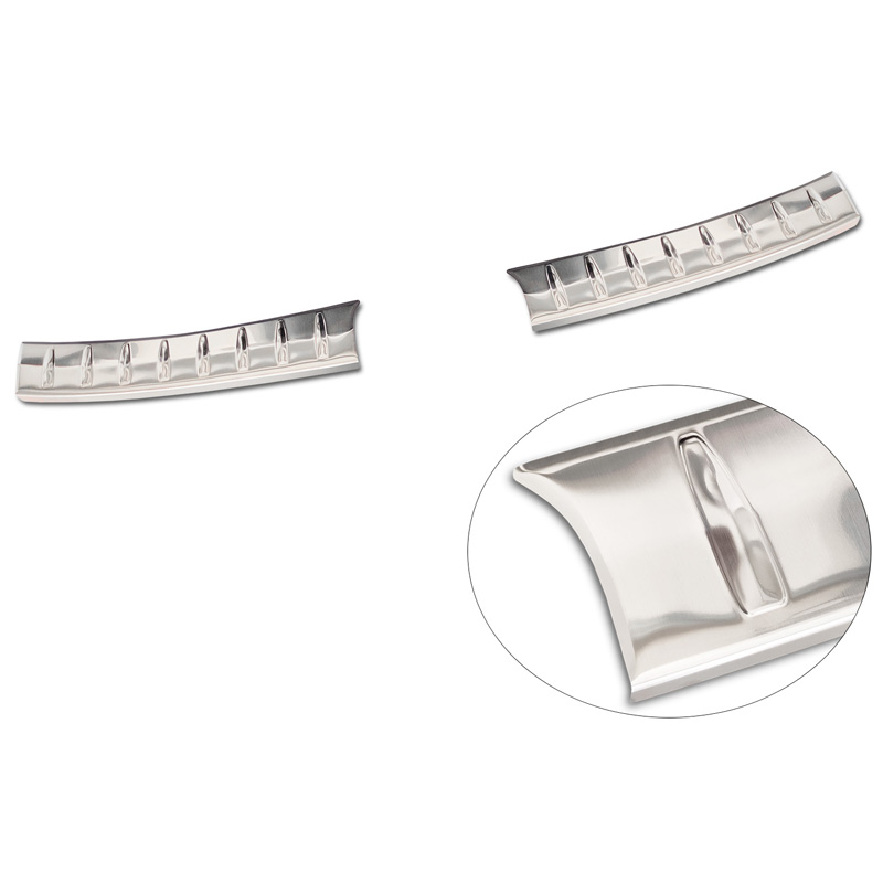 RVS Achterbumperprotector  Citroën C4 X 2023- 'Ribs' (2-delig)