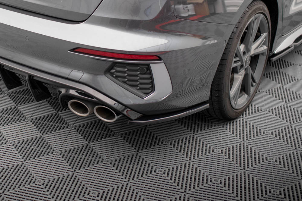 Zijdiffusers V.2 Audi S3 Sedan 8Y Maxton Glans Zwart