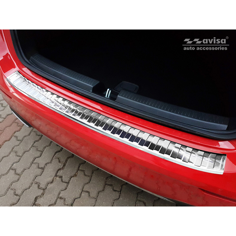RVS Achterbumperprotector  Mercedes A-Klasse W177 HB 2018- incl. AMG & EQ 'Ribs'