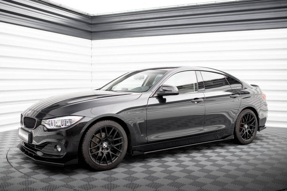 Zijskirts met Canards Street Pro BMW 4 Gran Coupe F36 2014 - 2017 Maxton