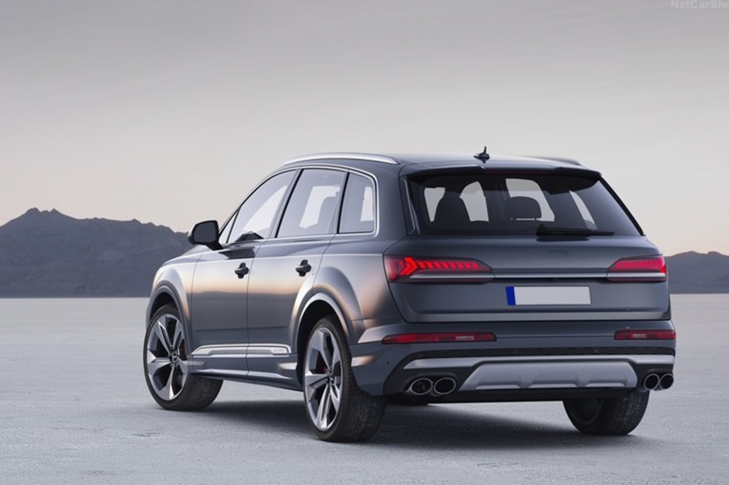 Diffuser Audi Q7 SUV 4M Facelift (2020-up) SQ7 Design Zilver