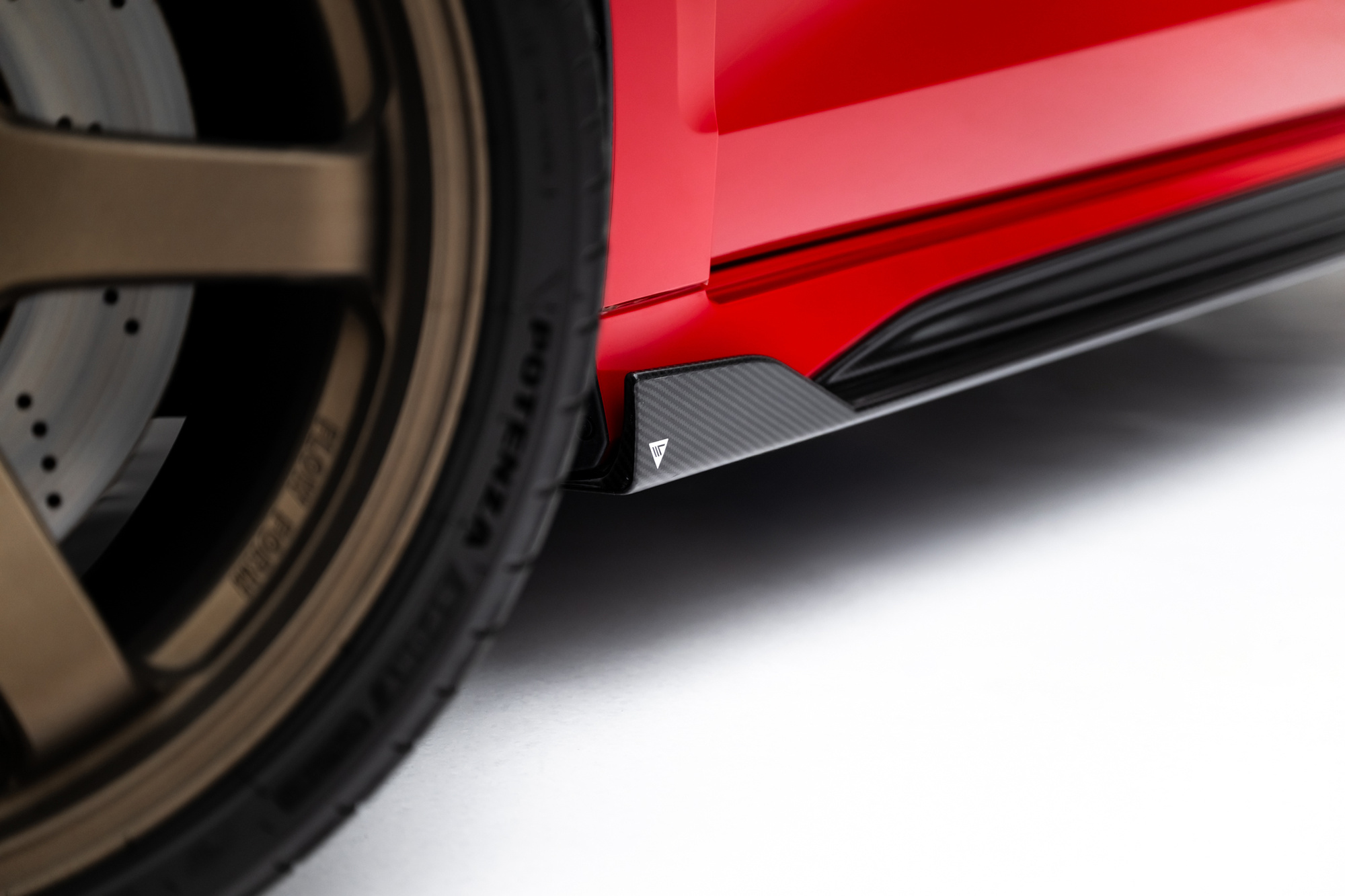 Set of Prepreg Carbon Fiber Zijskirts Audi RS3 Sedan 8Y Facelift – Maxton Design