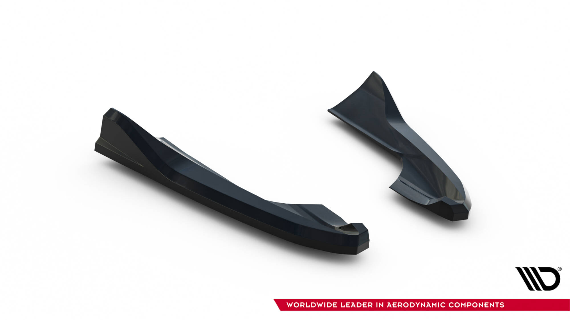 Achterzij Spoilers V.5 Audi RS3 Sedan 8V Facelift Maxton Glanzend zwart