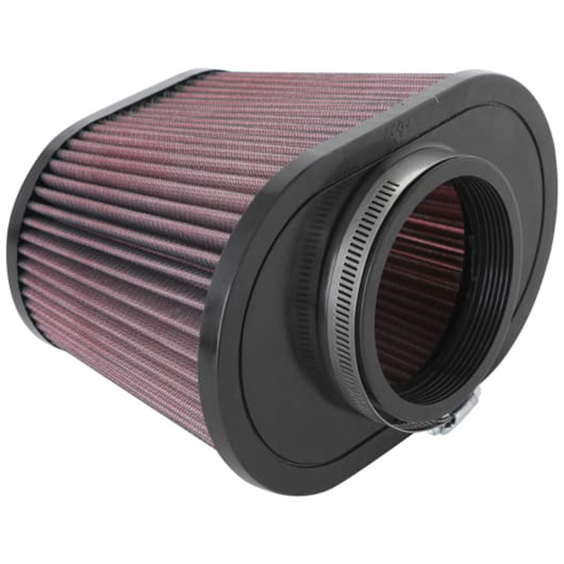 K&N Universeel Luchtfilter Ovaal/Konisch 89mm aansluiting, 159mm x 101mm top, 140mm hoogte (RU-5040)