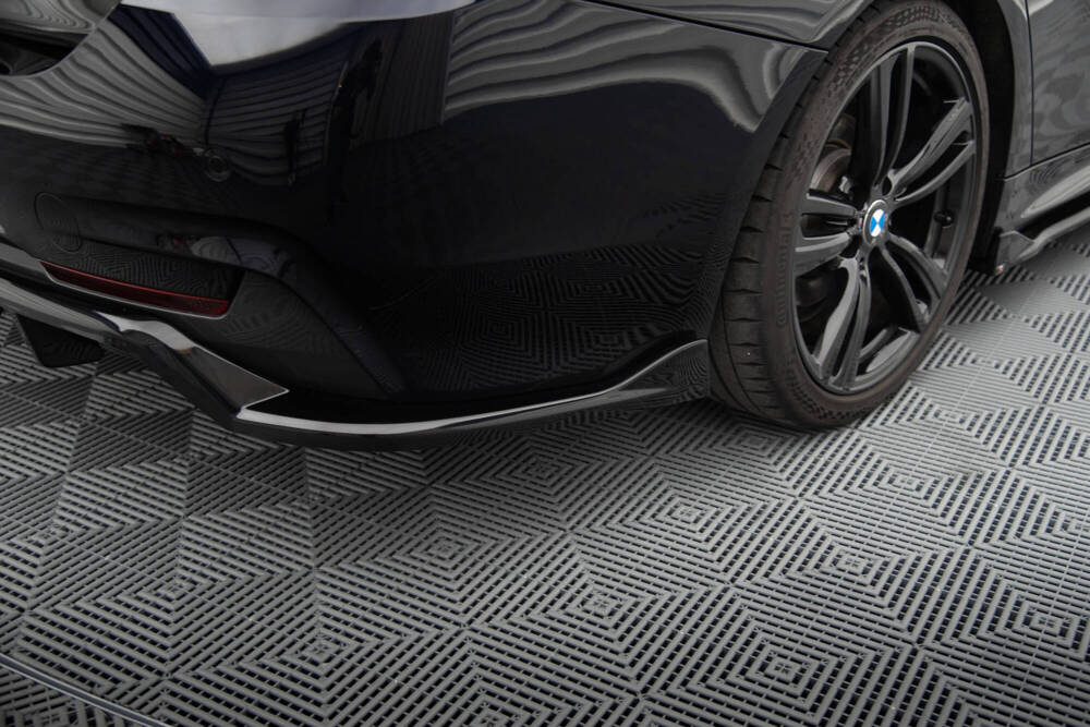 Diffuser BMW 4 Gran Coupe M Pakket F36 Maxton Glans Zwart