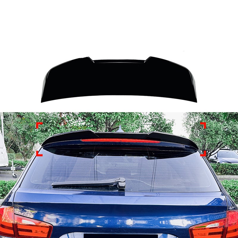 Dakspoiler  BMW 5-Serie F11 Touring 2010-2016 (ABS Glanzend zwart)