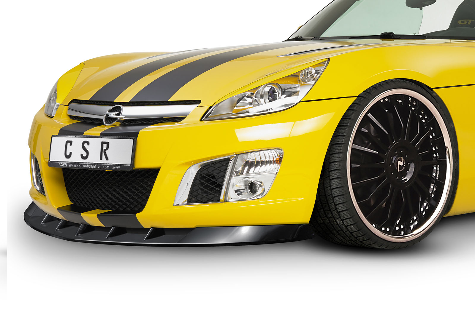Voorspoiler Opel GT Roadster Glans Zwart – 2007–2009