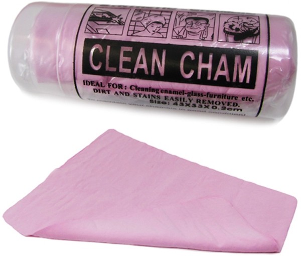 Clean Chem Polijst, poets en schoonmaak doek. Rood