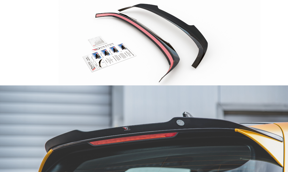 Spoiler V.2 Volkswagen Golf 8 Maxton Glans Zwart