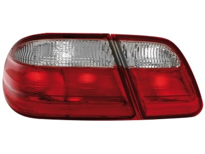 Luces traseras Mercedes E-Class W210 95-02 rojo/blanco