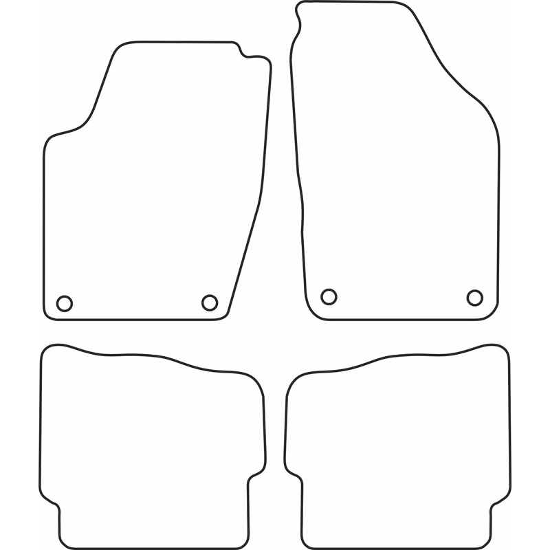 Automatten VW Polo 9N2 05-