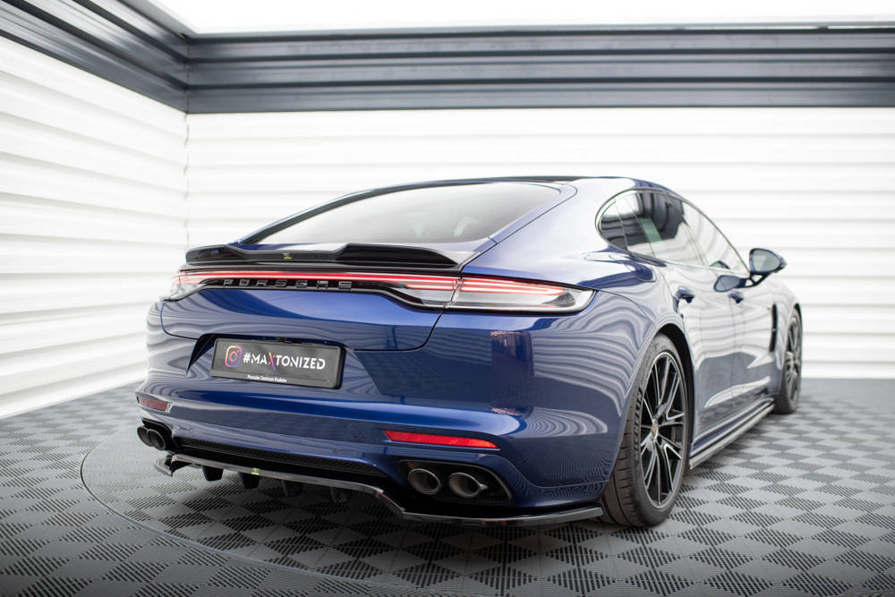 Spoiler Porsche Panamera E-Hybrid 971 Facelift  2020 - Maxton Glans Zwart