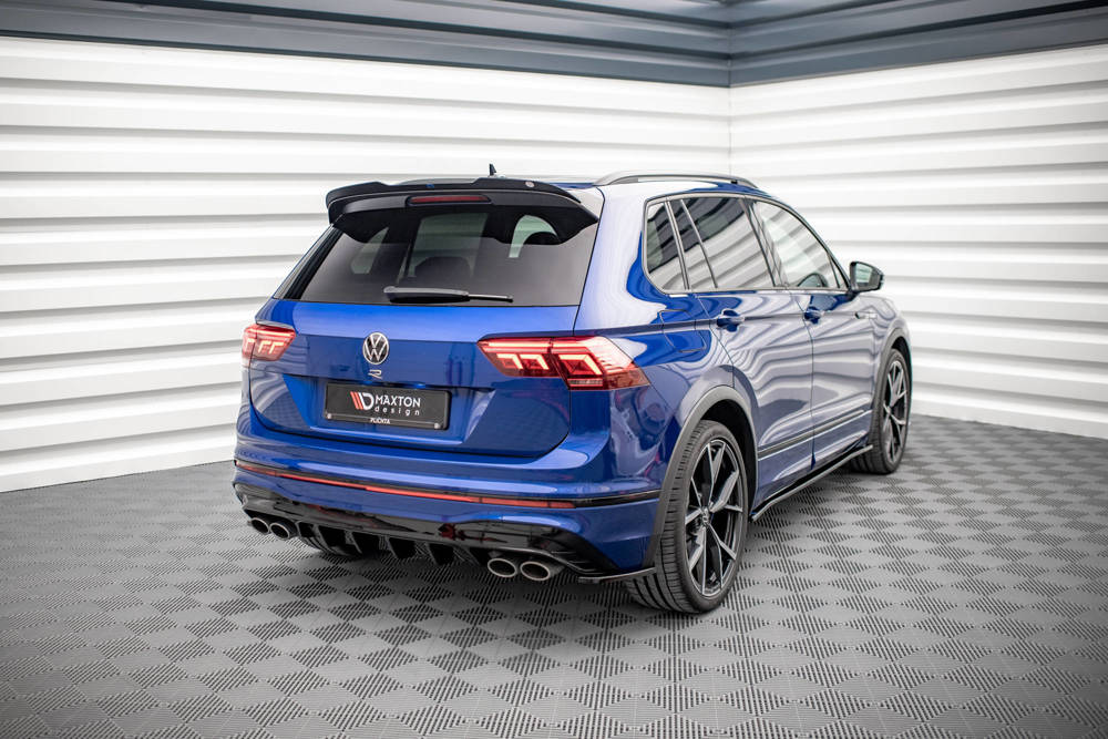 Spoiler VW Tiguan R MK2 Facelift Maxton Glans Zwart