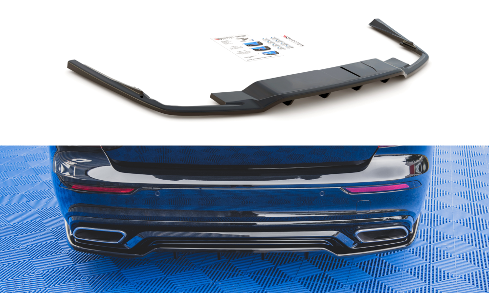 Diffuser Volvo S60/V60 R-Design Mk3 Glans zwart