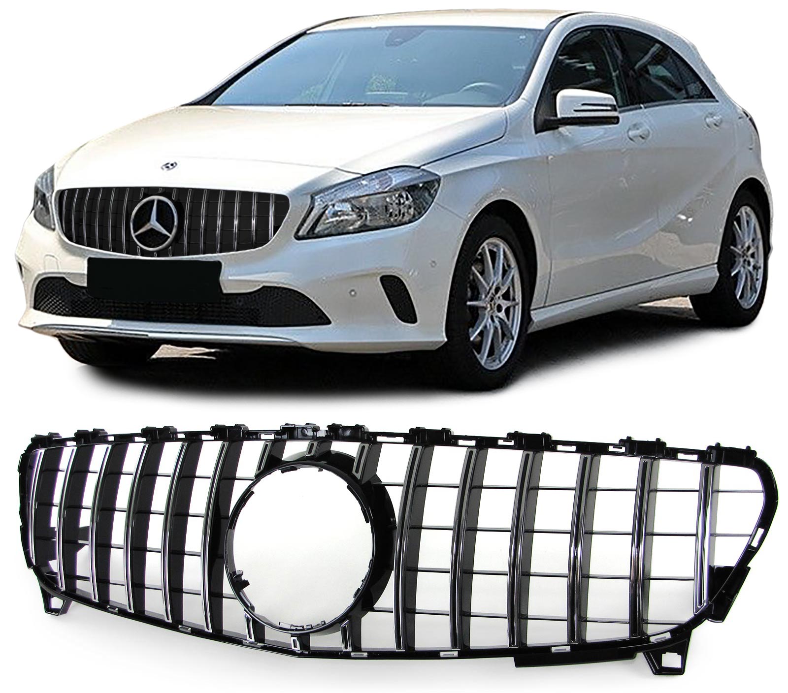Grill chroom Mercedes A-Klasse W176 12-