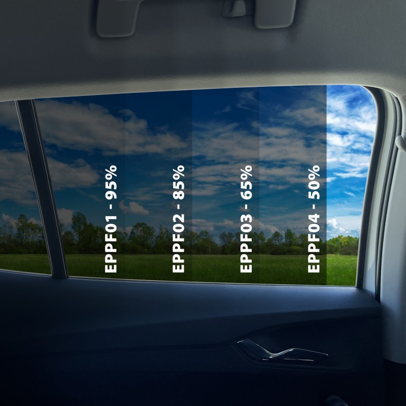EPPF02 CAR WINDOW PROTECTION FILM 85%