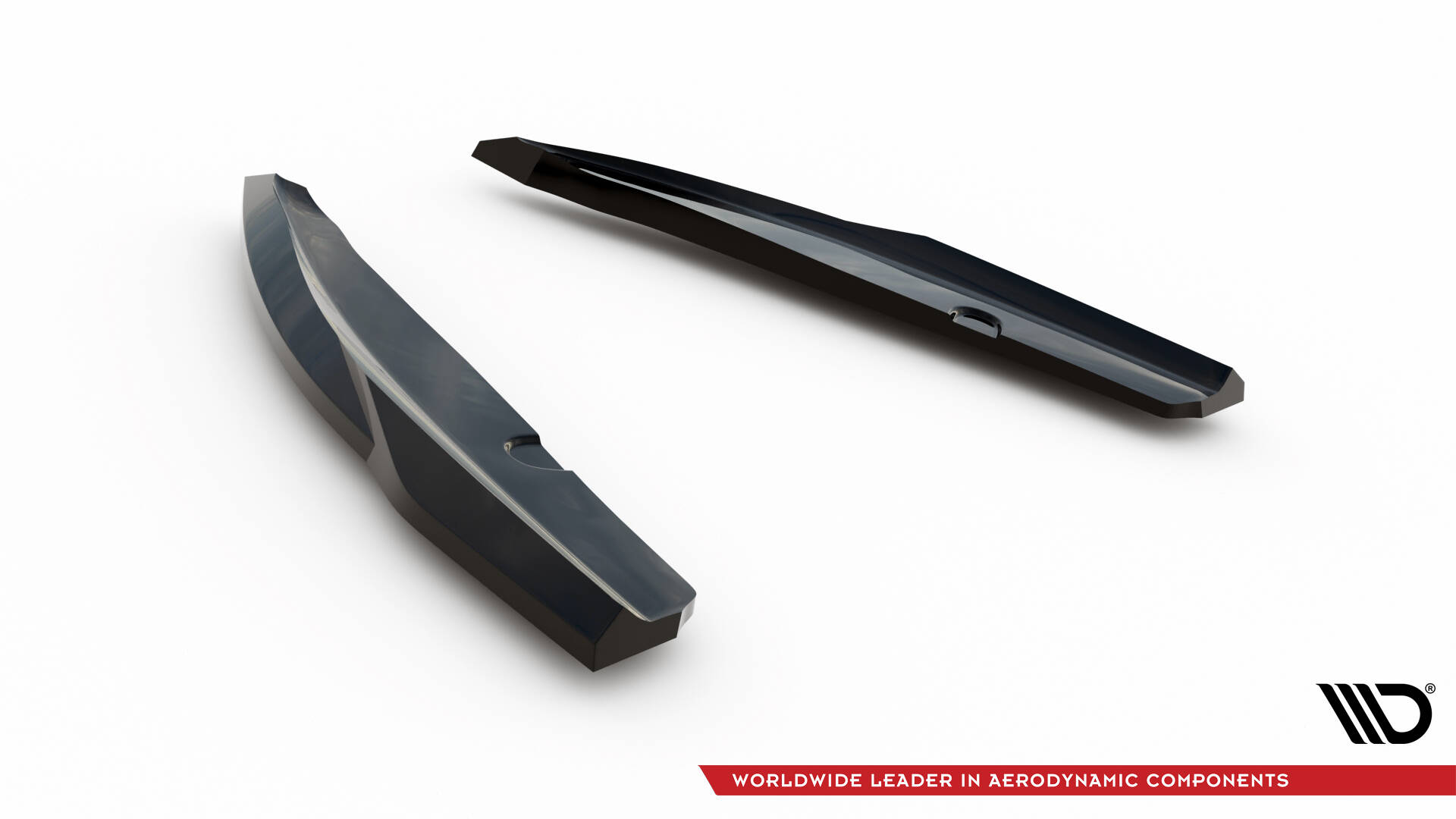 Achterzij Spoilers Ford Focus Vignale MK4 Maxton Glanzend zwart
