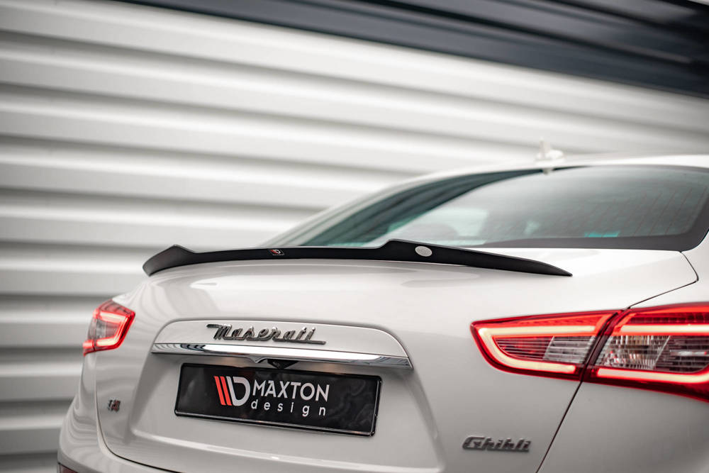 Spoiler Maserati Ghibli Mk3 Maxton Glans Zwart