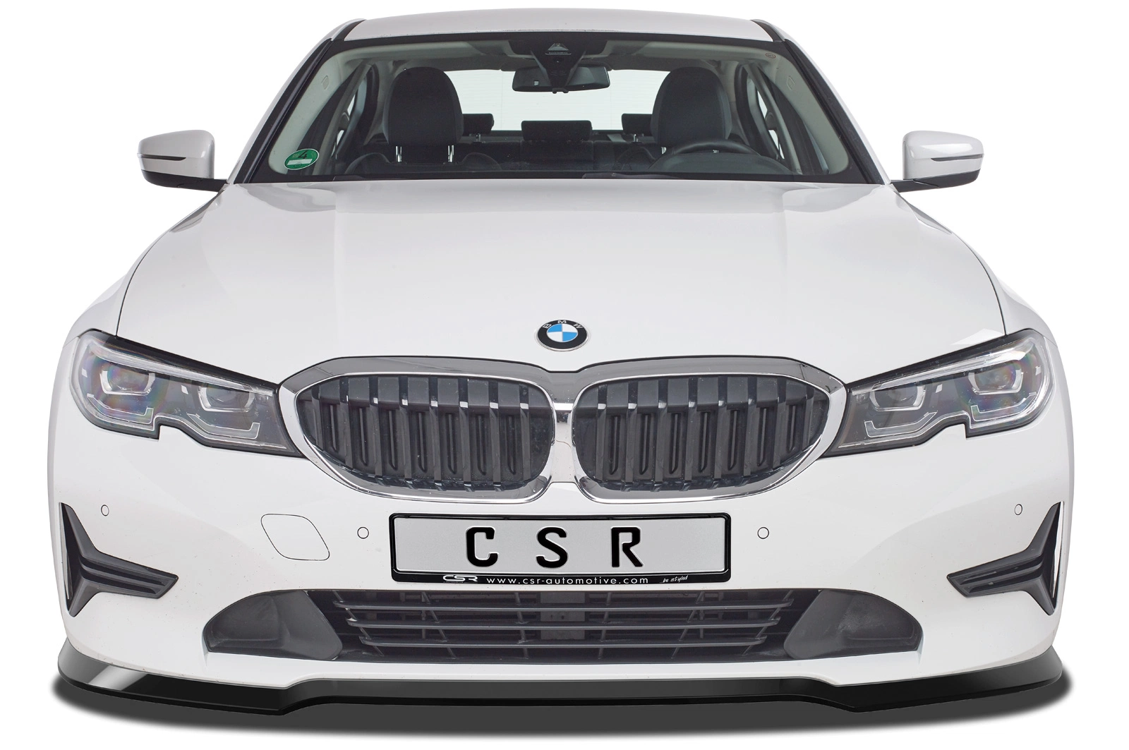 Voorspoiler BMW 3‑Serie G20 Limousine / G21 Touring glans zwart 2019–2022