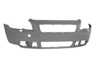 voorbumper, in primer, met wissergaten Volvo S40/V50, 2004-2007