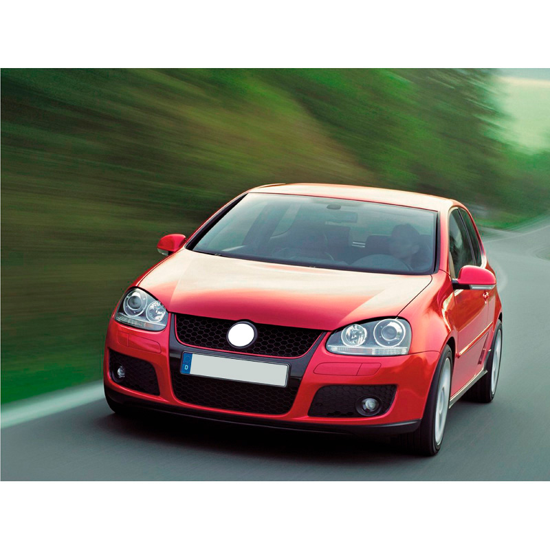 Voorbumper  Volkswagen Golf V 2003-2008 & Jetta 2005-2010 'GTi-Look' incl. Grills & Mistlampen (PP)