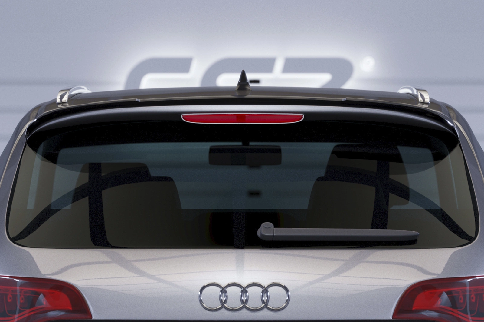 Achterspoiler voor Audi Q7 4L Glans Zwart (2005–2015) – CSR Automotive