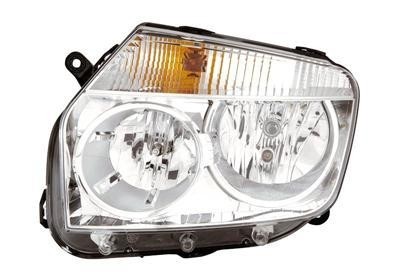 koplamp, H1+H7, elektr verstelb, rechts Dacia Duster, 2010 -