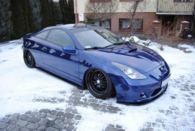 Voorspoiler Toyota Celica T23 Glans Zwart