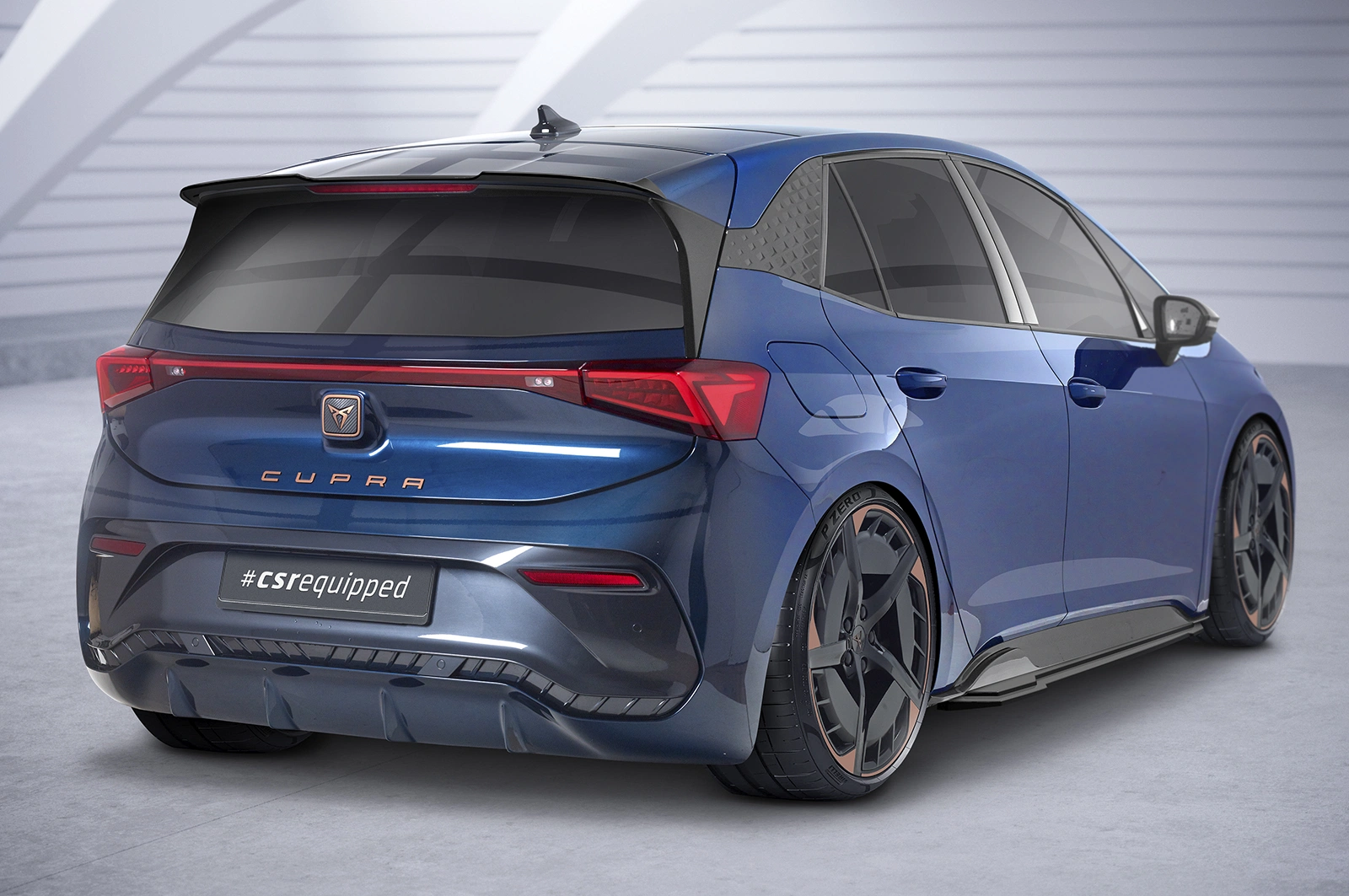 Achterspoiler Cupra Born glans zwart