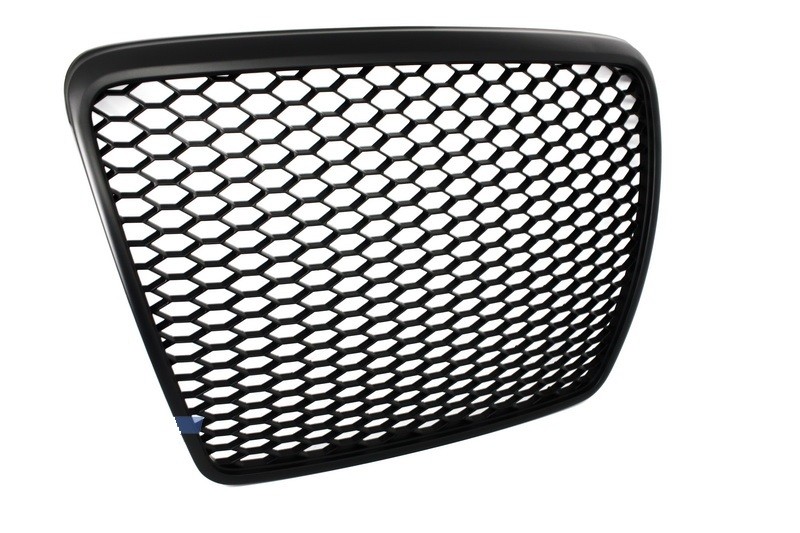 Grille Audi A6 4F2 C6 (2007-2011) RS Design Matte Black Embleeml