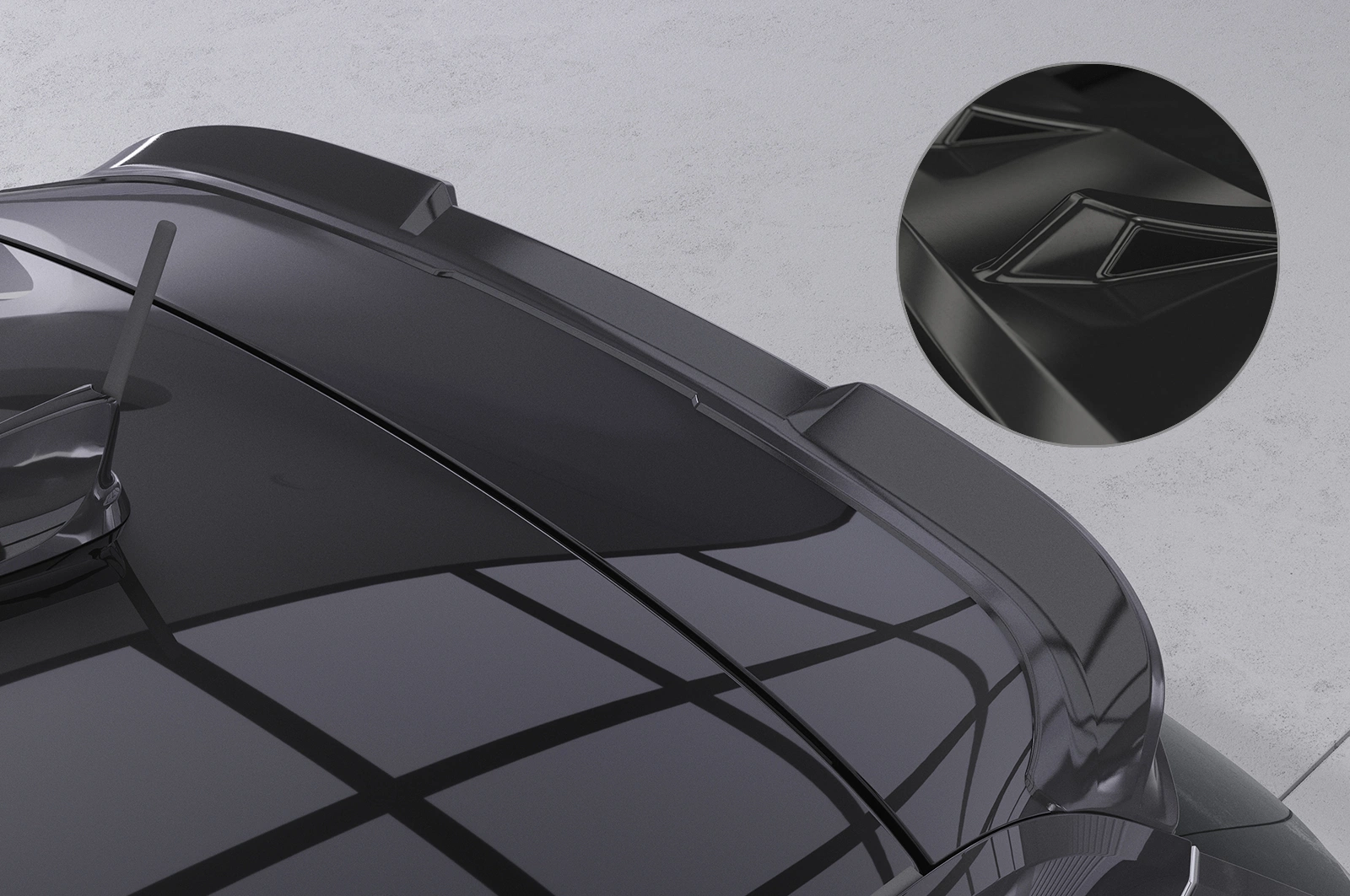 Achterspoiler BMW i3 Glans Zwart (2013–2022) CSR