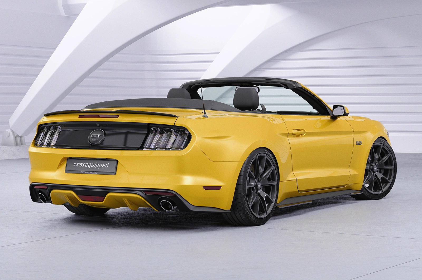 Achterspoiler Ford Mustang VI (2014–2023) Glans Zwart – CSR Automotive