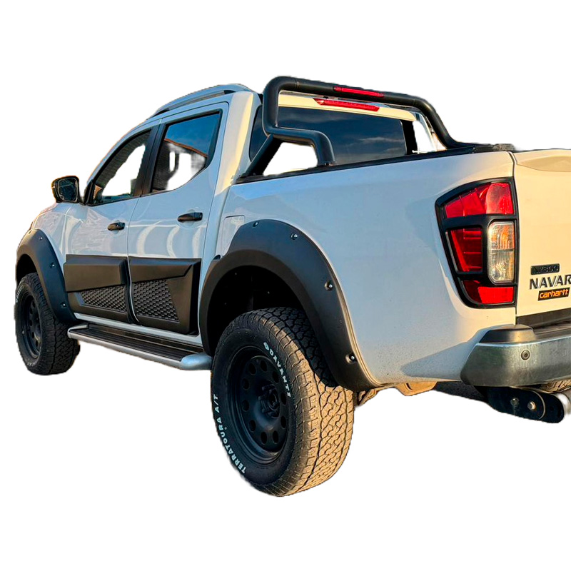 Deurpanelen  Nissan Navara NP300 (D23) 2014-2021 (Jumbo) - Matzwart