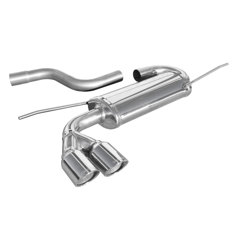 Sports Exhaust Audi A3 8P 2.0 TDi (140PS) 03 - X-2x80mm Race