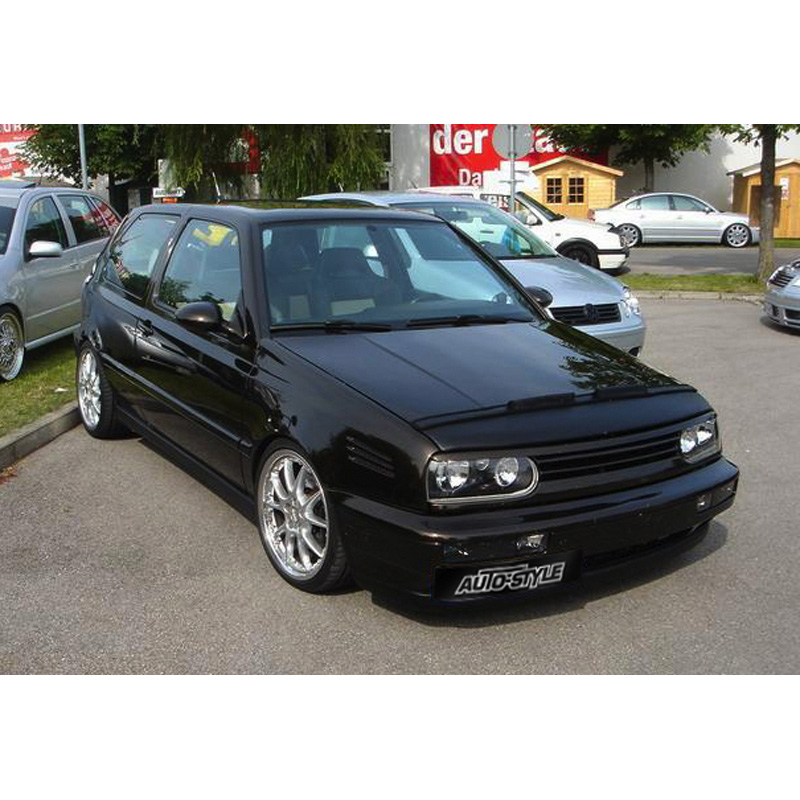 Motorkapsteenslaghoes  Volkswagen Golf III 1992-1997+ cabrio III/IV zwart