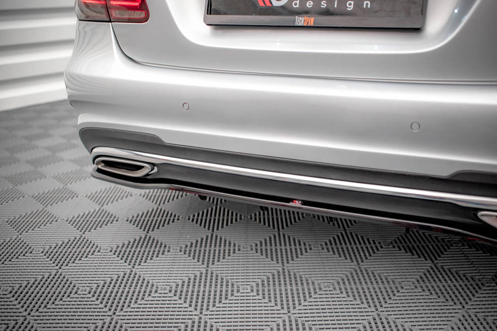 Diffuser Mercedes E-Klasse W212 AMG Pakket Maxton Glans Zwart