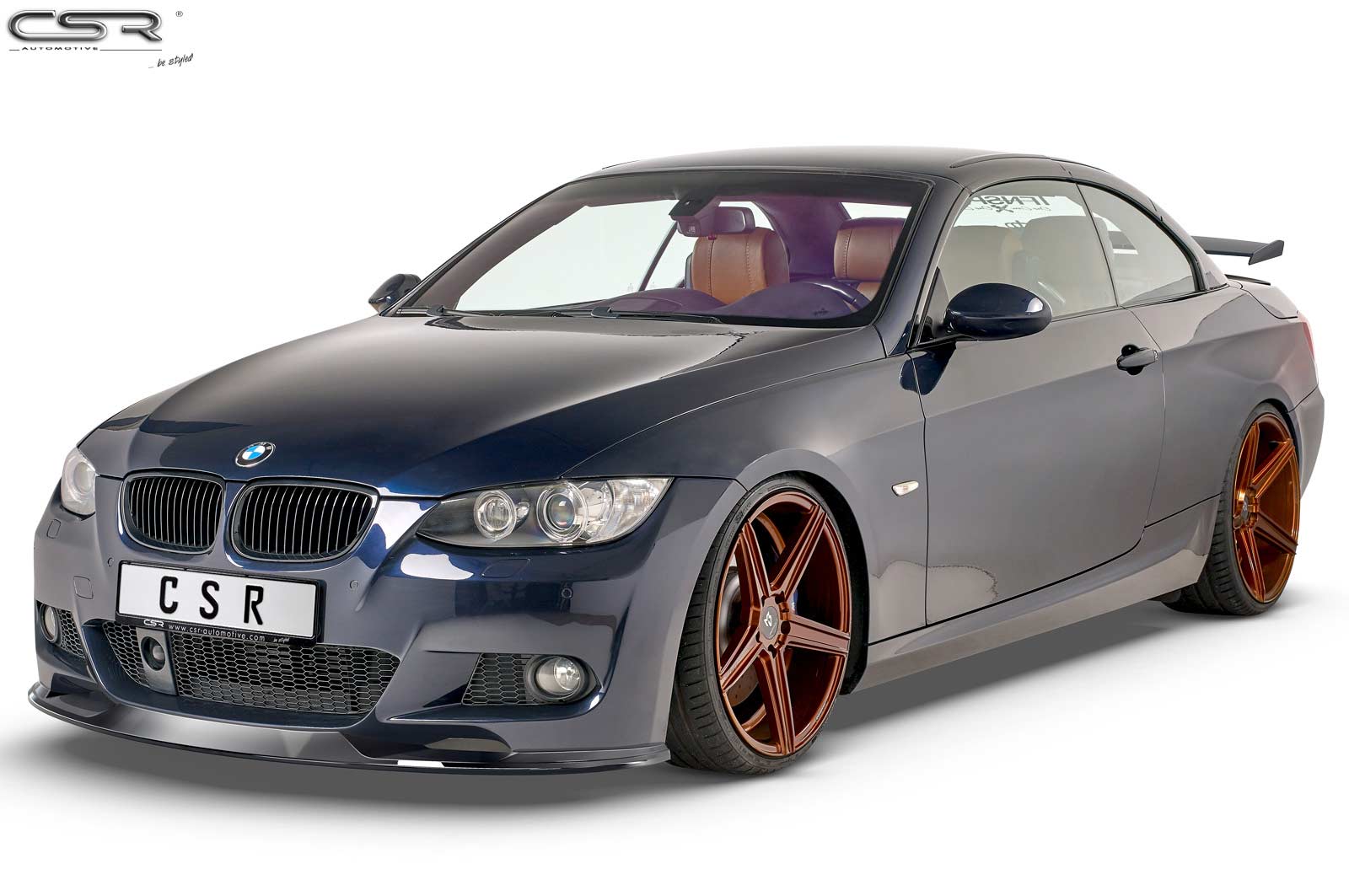 Voorspoiler BMW 3-Serie E92/E93 Glans Zwart