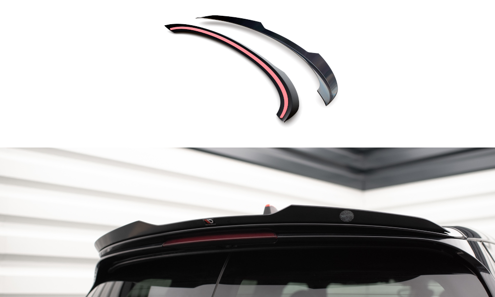 Spoiler Mini Cooper Clubman John Cooper Works F54 Facelift 2019 - Maxton Glans Zwart