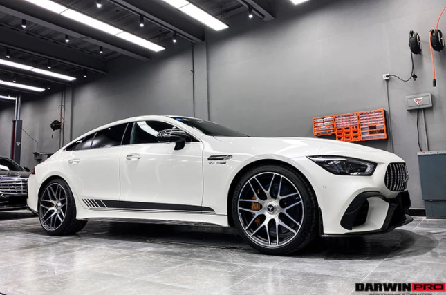 Mercedes Benz AMG GT63/S 4Door Coupe X290 Carbon Fiber Zijskirts 2019+