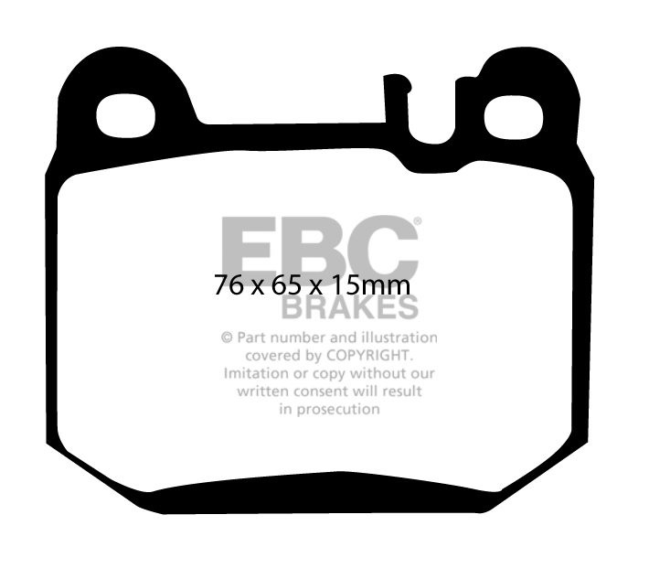 EBC Brakes MERCEDES M-Class (W163) ML320 (3.2) 2000-2004 Remblok