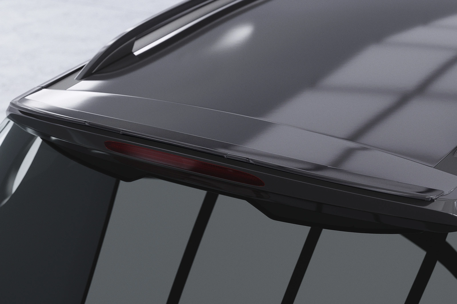 Achterspoiler Fabia 3 Combi glans zwart