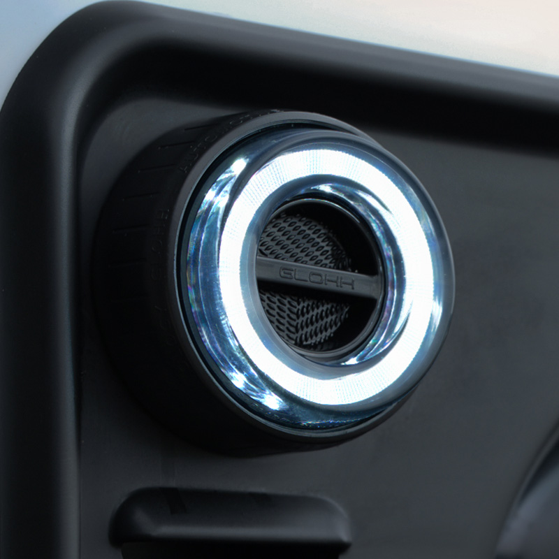 Glohh GL-2 LED Frontlampen  Landrover 90/110 1983-1990 & Defender (LD) 1990-2016 - Helder (4-delig)